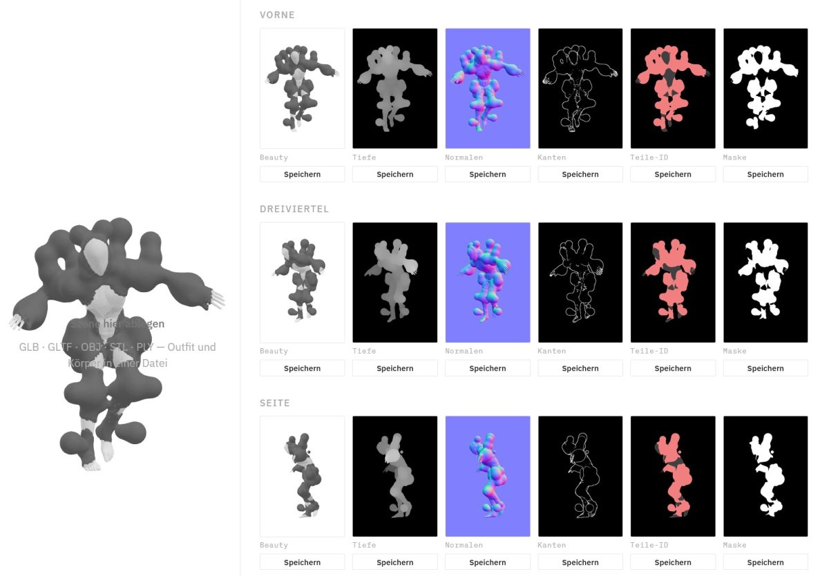 MATTERFIT 2.0 - multiple render passes for image generation precision MATTERFIT 2.0 - multiple render passes for image generation precision