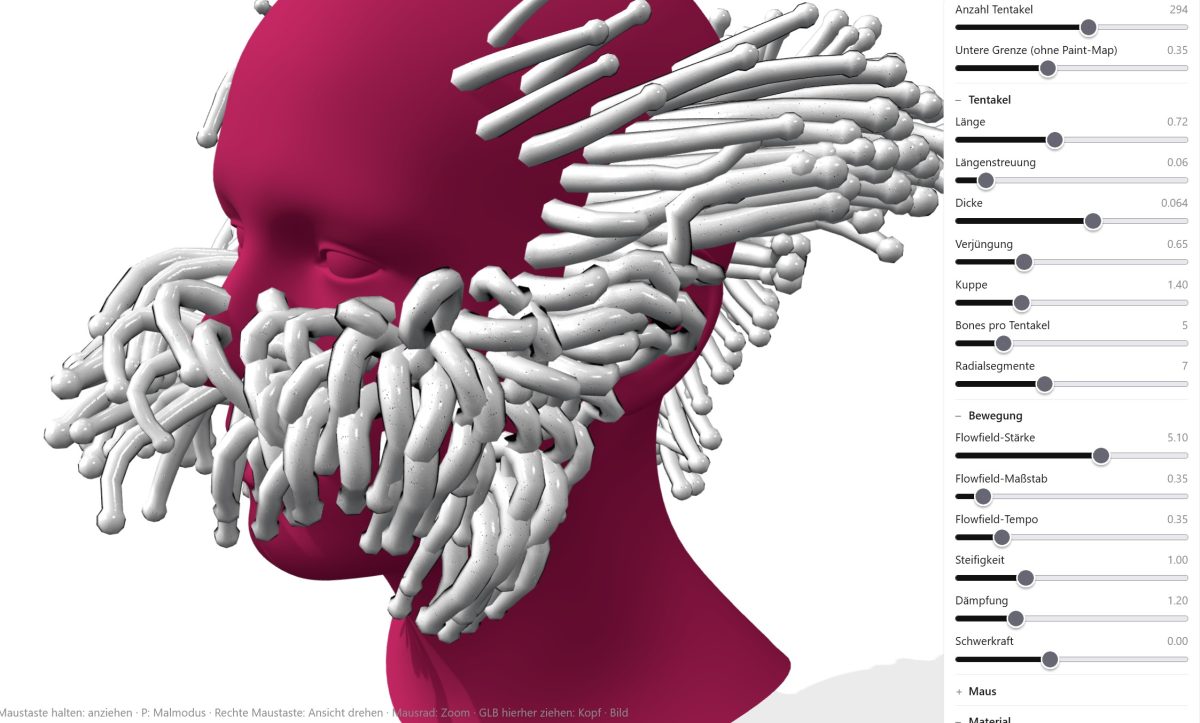 THE AMOEBA - alive headpiece study