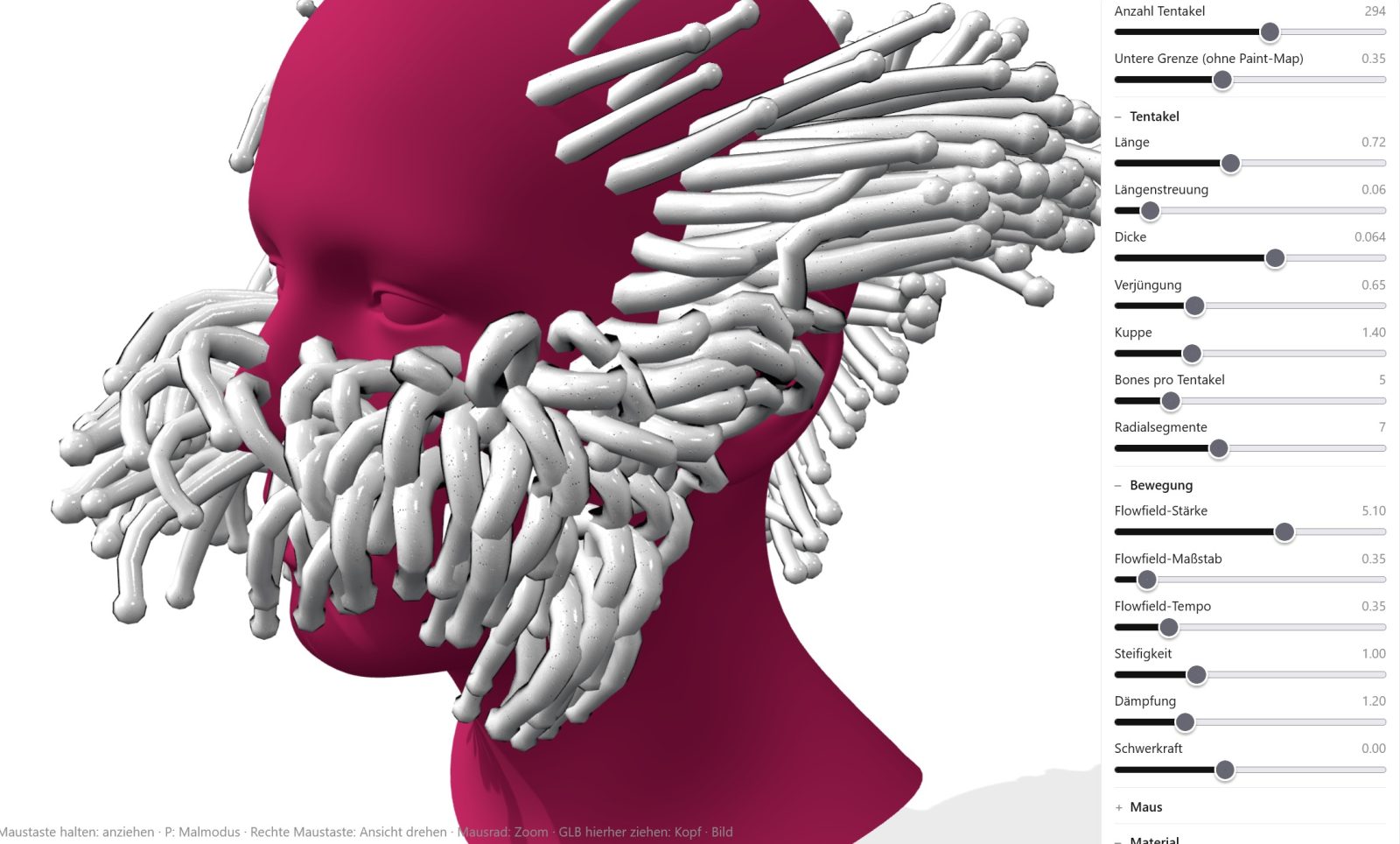 THE AMOEBA - alive headpiece study