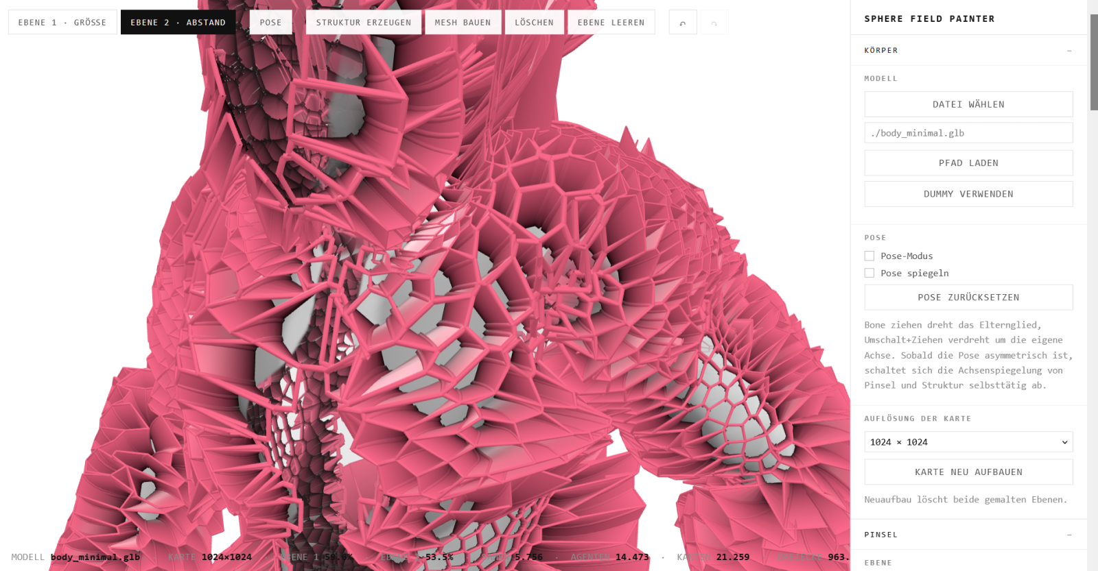 HEATMAP CELLULAR HULL DESIGNER - screenshot HEATMAP CELLULAR HULL DESIGNER - screenshot