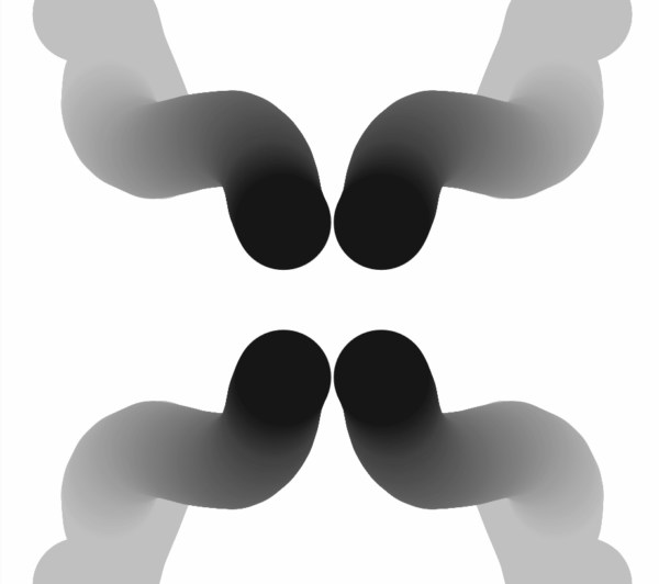 ESP32/TTGO 1.2 gyroscope data to BLE to p5.js TURBOFLIP